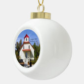 Baileys Harbor Range Light ornament セラミックボールオーナメント (右)