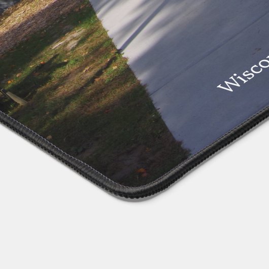 Baileys Harbor Rear Range Light desk mat デスクマット (コーナー)