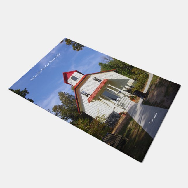 Baileys Harbor Rear Range Light door mat ドアマット (アングル)