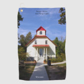 Baileys Harbor Rear Range Light golf towel ゴルフタオル (正面)