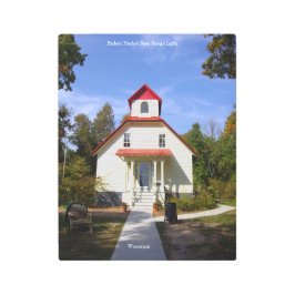 Baileys Harbor Rear Range Light metal wall art メタルプリント