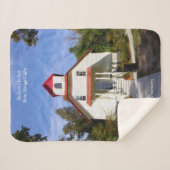 Baileys Harbor Rear Range Light sherpa blanket シェルパブランケット (正面(横))