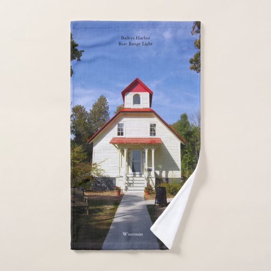 Baileys Harbor Rear Range Light towel set バスタオルセット (ハンドタオル)