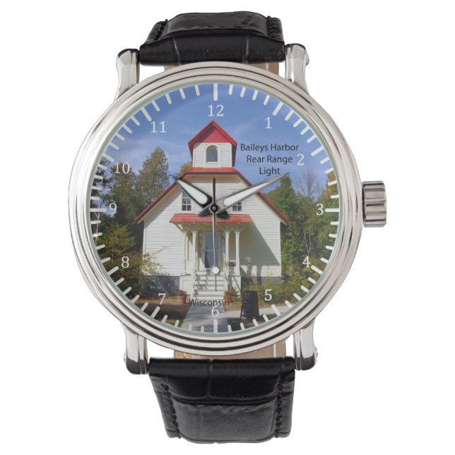Baileys Harbor Rear Range Light watch 腕時計 (正面)