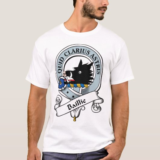 Baillieの一族は記章を付けます Tシャツ (正面)