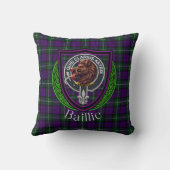 Baillie Scottish Clan Tartan & Crest クッション (裏面)