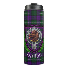 Baillie Scottish Clan Tartan & Crest タンブラー
