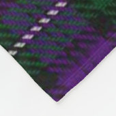 Baillie Scottish Clan Tartan Crest フリースブランケット (角)