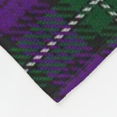 Baillie Scottish Clan Tartan Crest フリースブランケット (角)