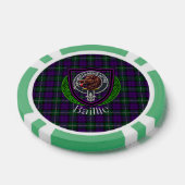 Baillie Scottish Clan Tartan & Crest ポーカーチップ (シングル)