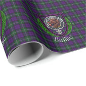 Baillie Scottish Clan Tartan & Crest ラッピングペーパー (ロールコーナー)