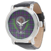 Baillie Scottish Clan Tartan & Crest 腕時計 (アングル)