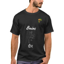 "Bains Legacy：パンジャビスクリプトTシャツとロゴ"