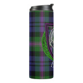 Baird Scottish Clan Tartan & Crest タンブラー (回転左)