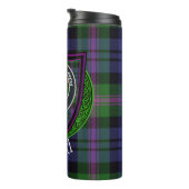 Baird Scottish Clan Tartan & Crest タンブラー (回転右)