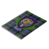 Baird Scottish Clan Tartan & Crest ノートブック (左側)