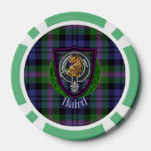 Baird Scottish Clan Tartan & Crest ポーカーチップ (裏面)