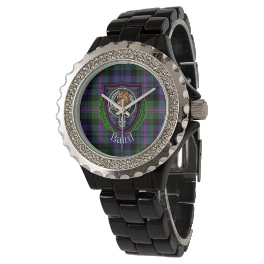 Baird Scottish Clan Tartan & Crest 腕時計 (アングル)
