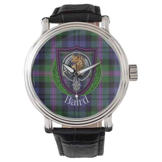 Baird Scottish Clan Tartan & Crest 腕時計 (正面)