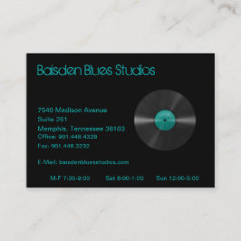 Baisdenの青のスタジオの名刺 名刺