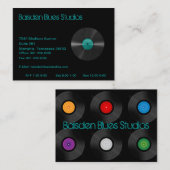 Baisdenの青のスタジオの名刺 名刺 (正面/裏面)