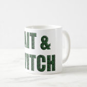 “Bait and Switch” with a binary code overlay.  コーヒーマグカップ (正面右)