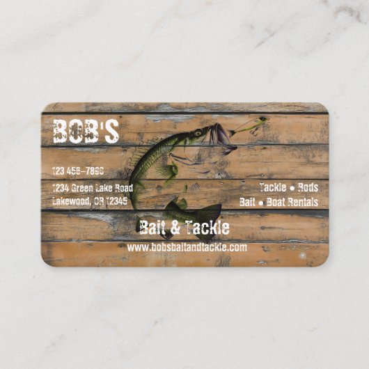 Bait and Tackle Shop 名刺 (正面)