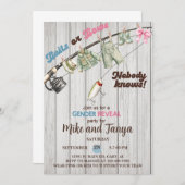 BaitsまたはBowsのジェンダーが招待を明らかにする。 招待状 (正面/裏面)