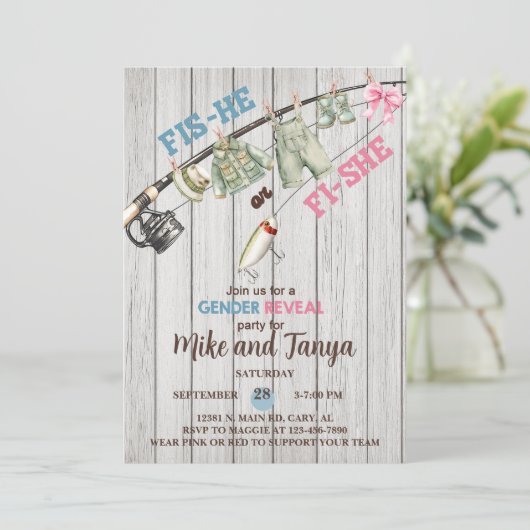 BaitsまたはBowsのジェンダーが招待を明らかにする。 招待状 (スタンド正面)