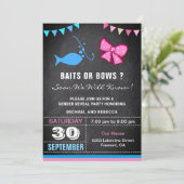 BaitsまたはBowsジェンダーの表示パーティー 招待状 (スタンド正面)