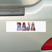 Bajaの郵便はがき バンパーステッカー (車上)