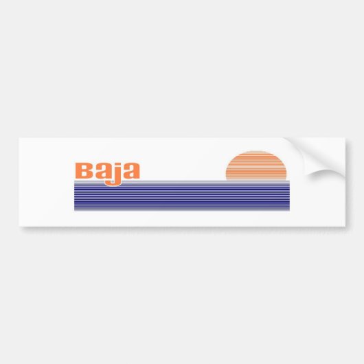 Baja バンパーステッカー (正面)