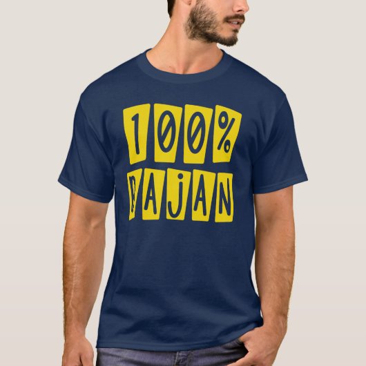 bajan 100% tシャツ (正面)