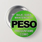 Baje Suba Mantega Suのペソ、Preguntame Comoボタン 缶バッジ (正面&裏面)
