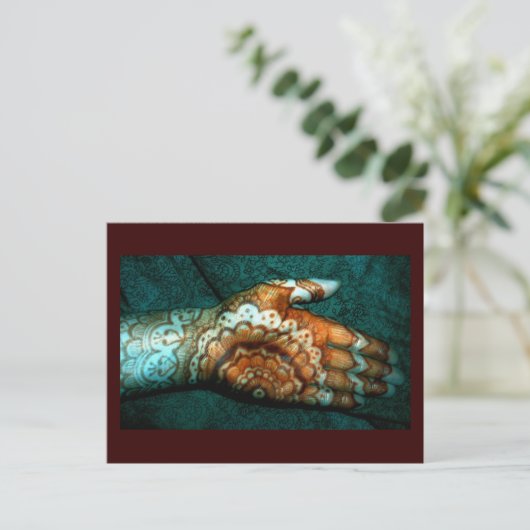 Bajidoo Henna Tattoo Work ポストカード (スタンド正面)