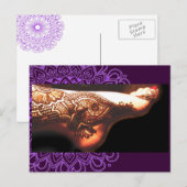 Bajidoo Henna Tattoo Work NO2 ポストカード (正面/裏面)