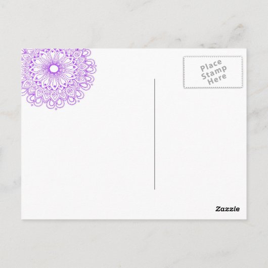 Bajidoo Henna Tattoo Work NO2 ポストカード (裏面)