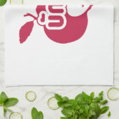 Bak Sida ☆ Farang 書 in Thai Isaan Dialect ☆ キッチンタオル (折り畳み)