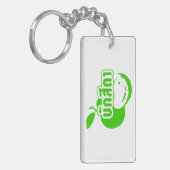 Bak Sida ☆ Farang 書 in Thai Isaan Dialect ☆ キーホルダー (正面左)