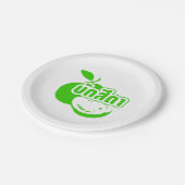 Bak Sida ☆ Farang 書 in Thai Isaan Dialect ☆ ペーパープレート (アングル)