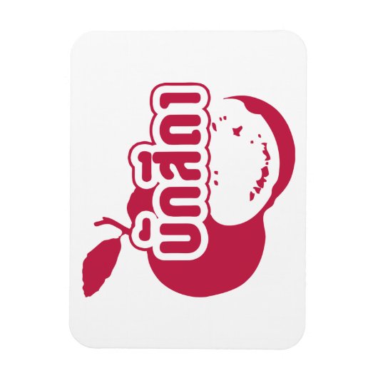 Bak Sida ☆ Farang 書 in Thai Isaan Dialect ☆ マグネット (縦)