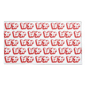 BAKA ばか ~ひらがなスクリプ日本のトの愚か者 枕カバー (裏面-左)