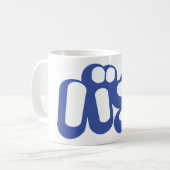 BAKA バカ ～カタカナ日本の文字の愚か者 コーヒーマグカップ (正面左)