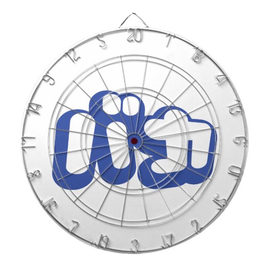 BAKA バカ ～カタカナ日本の文字の愚か者 ダーツボード (正面)