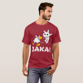 Baka Animeおもしろいマンガゲームのコスプレ Tシャツ (正面フル)