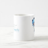 BakaBTの明白で白いマグ コーヒーマグカップ (中央)