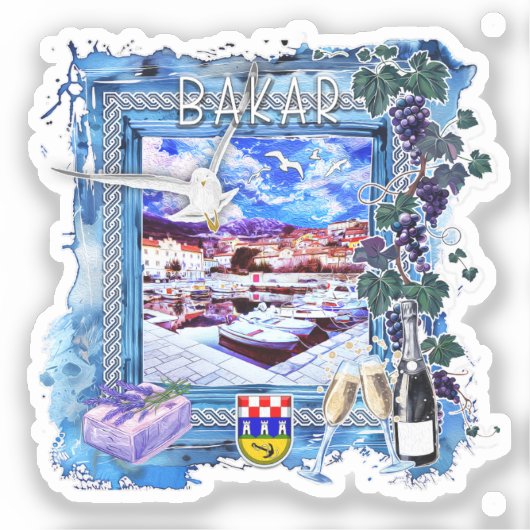 Bakar シール (正面)