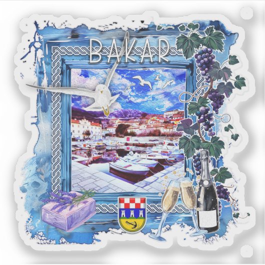 Bakar シール (正面)