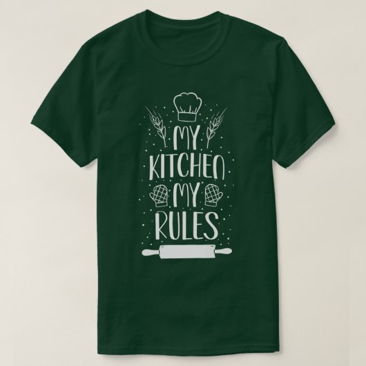 Bake Baking Rolling Pin 45 Tシャツ (デザイン正面)