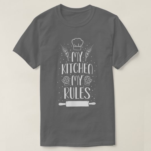 Bake Baking Rolling Pin 55 Tシャツ (デザイン正面)